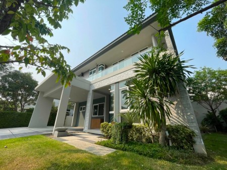 (VRH-113) 急租独栋别墅，Bangna-Wongwaen路，装修精美，装修豪华，222 平方米，家具齐全 - 有4室，5卫