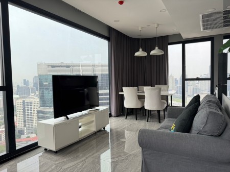 (CRM-012) Rented< Ashton Chula-Silom,MRT Samyan180m.,Chulalongkorn University 2bed 2bath 66sqm.10