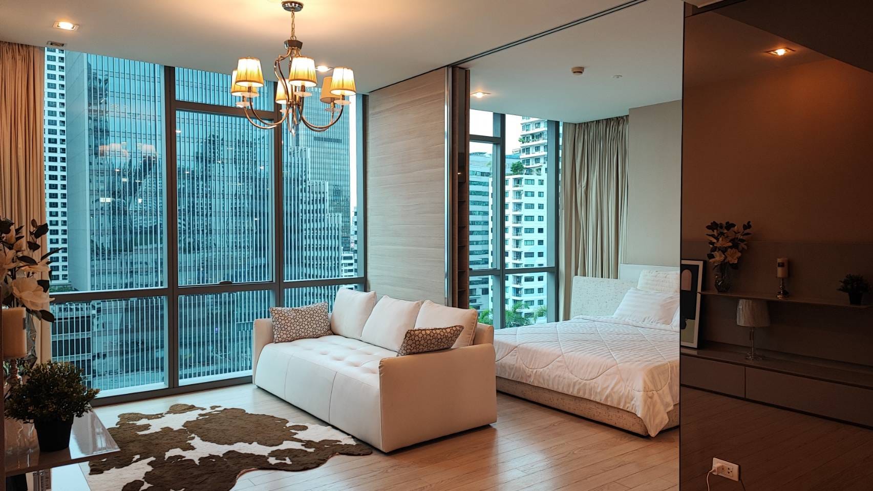 (CRH-437) Rented< The Fourwings Residence Srinakarin 3, Luxurious penthouse duplex 3 bed  4 bath 