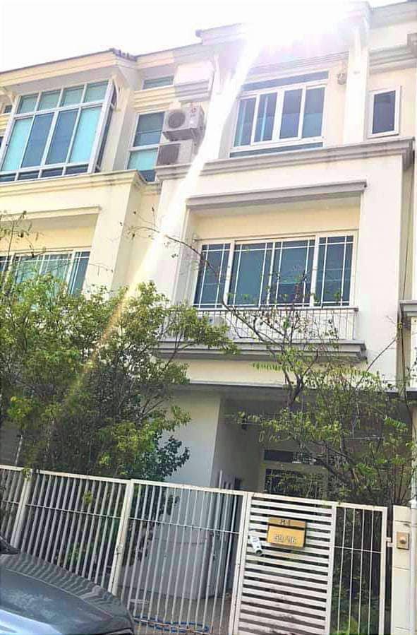 (VRH-31) Rented <<Townhouse for rent, The Terrace Nakniwat 48, area 190 sqm 4 bed 4 bath 3 sto