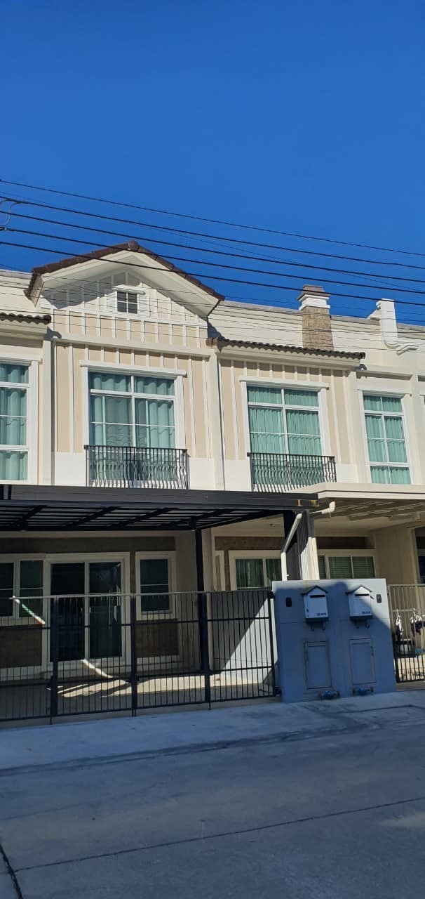 (VRH-548) Rented< Indy 2 Bangna-Ramkhamhaeng 2 , 2bed 3bath 98 Sqm. 2 storey Townhome