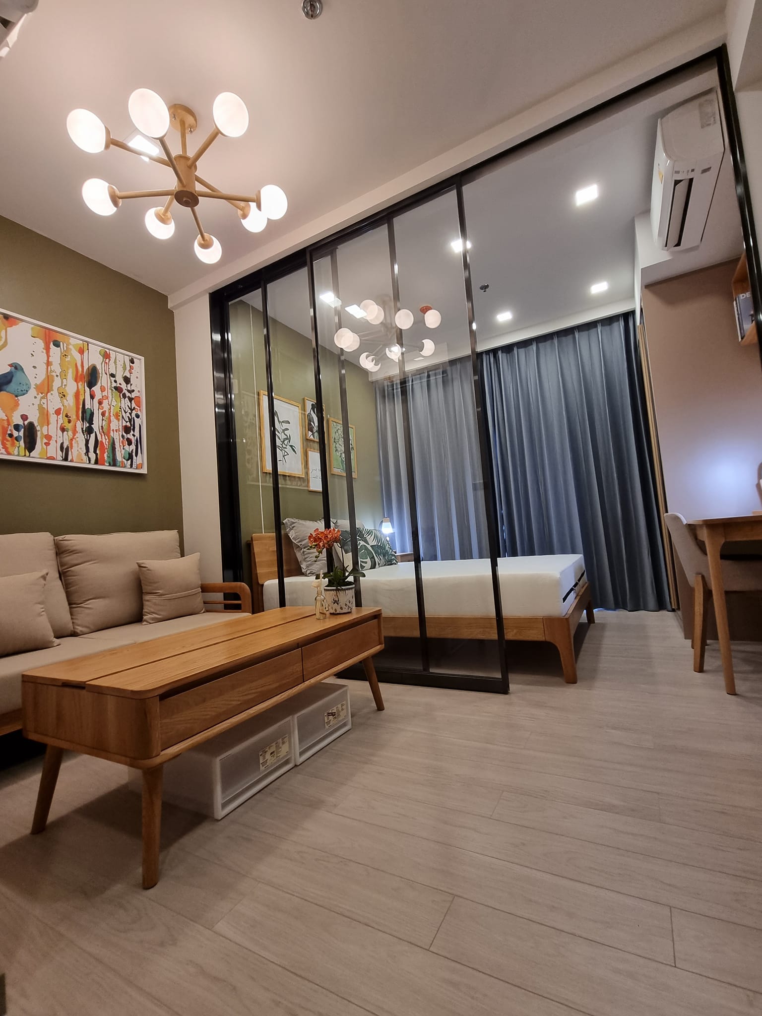 (CRH-589) Rented< One9Five , MRT Rama9 200m. 1bed 1bath 28 sqm, 26 FL