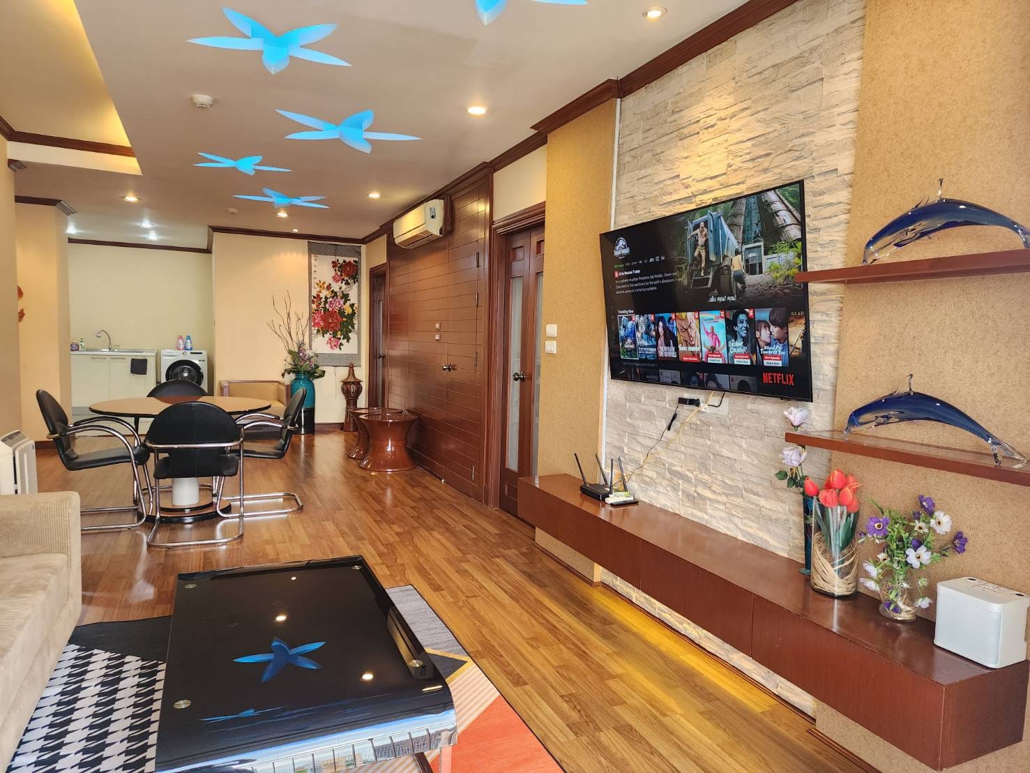 (CRH-680) Rented》 Baan Klang Krung Resort (Ratchada 7), 2bed 2bath 100 sqm 8FL