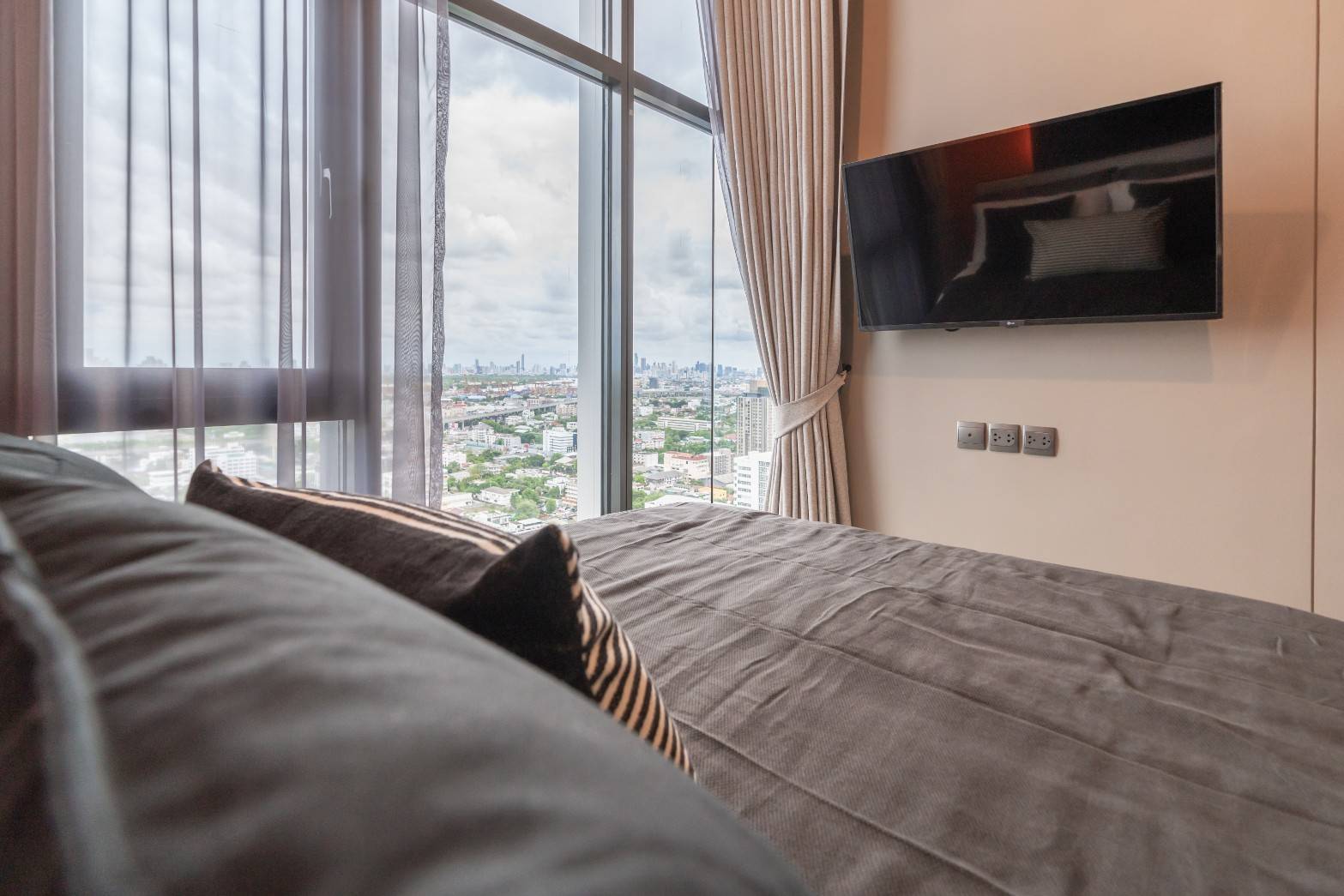 (CRA-180)The Line Sukhumvit 101,Punnawithi BTS 1bed 1bath 33.25sqm 24FL