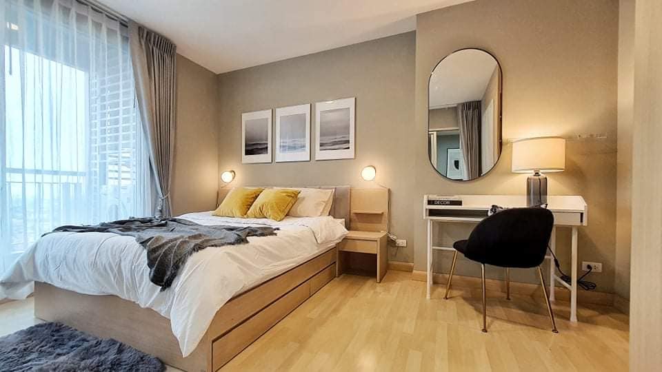 (CRA-522)RENTED>Rhythm Ratchada,Ratchadaphisek MRT 1bed 1bath 45.6sqm 21FL Building B