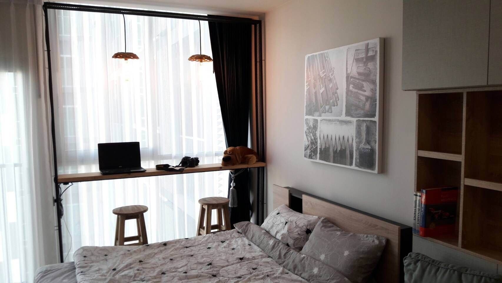 (CSA-740)Noble Revolve Ratchada 1, Thailand Cultural MRT 1bed 1bath 21.67sqm 12XFL